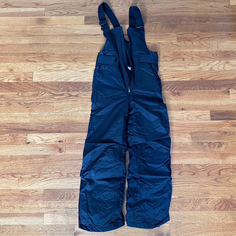 Kids Columbia Black Snow Bib Size Medium